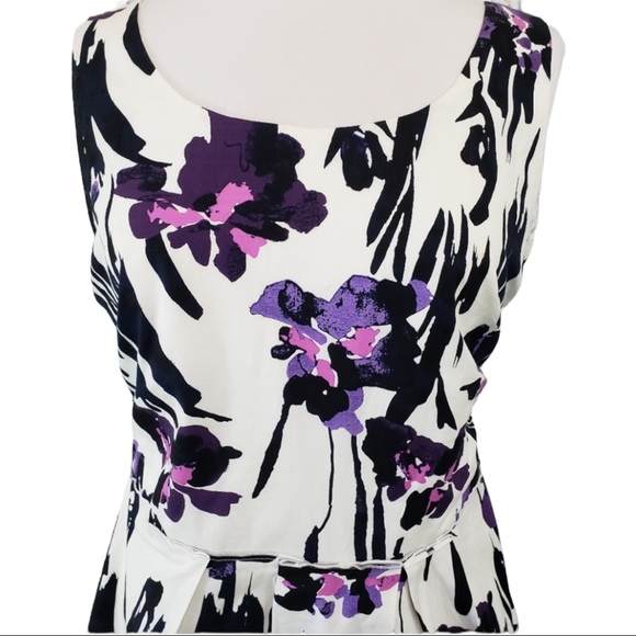 Tahari floral sheath dress - Picture 2 of 6